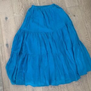 Princess Polly Vibrant Blue A-Line Skirt